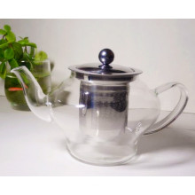 European Import Fashion Design Borosilicate Glass Tea Pot with Filter 800ml